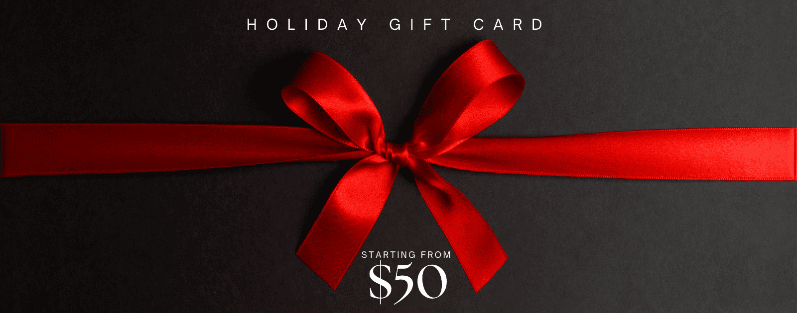 Holiday Gift Cards Are Now Live!